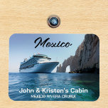 Mexico Cabo Arch Cruise Ship Stateroom Magnet<br><div class="desc">Dieses Design kann in dem Bereich personalisiert werden, der durch das Ändern des Fotos und/oder Textes zur Verfügung gestellt wird. Sie können auch angepasst werden, indem Sie auf Vorlage personalisieren klicken und dann auf die Schaltfläche klicken, um weitere Optionen anzupassen, um die Hintergrundfarbe zu löschen oder zu ändern, Text hinzuzufügen,...</div>