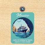 Mexico Cabo Arch Cruise Ship Stateroom Magnet<br><div class="desc">Dieses Design kann in dem Bereich personalisiert werden, der durch das Ändern des Fotos und/oder Textes zur Verfügung gestellt wird. Sie können auch angepasst werden, indem Sie auf Vorlage personalisieren klicken und dann auf die Schaltfläche klicken, um weitere Optionen anzupassen, um die Hintergrundfarbe zu löschen oder zu ändern, Text hinzuzufügen,...</div>