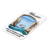 Mexico Cabo Arch Cruise Ship Stateroom Magnet (Linke Seite)