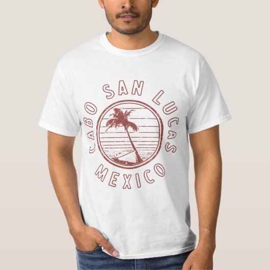 Mexico Cabo San Lucas Retro  T-Shirt (Vorderseite)