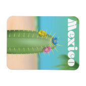 Mexico Cactus travel poster Magnet (Horizontal)