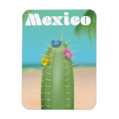 Mexico Cactus travel poster Magnet (Vertikal)