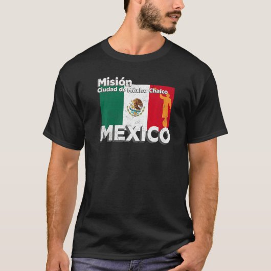 Mexico CDMX Chalco LDS Mission Missionary Premium T-Shirt (Vorderseite)