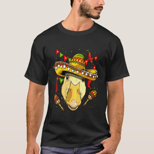 Mexico Cinco de Mayo Duck Sombrero Mexican Party D T-Shirt (Vorderseite)