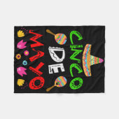 Mexico Cinco De Mayo Fleecedecke (Vorderseite (Horizontal))
