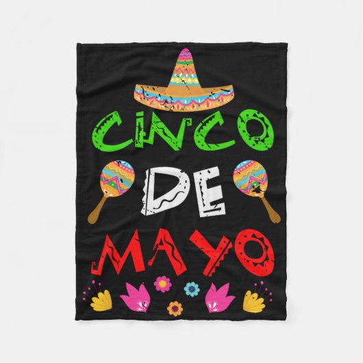 Mexico Cinco De Mayo Fleecedecke (Vorderseite)