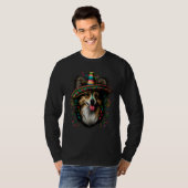 Mexico Cinco de Mayo Sheltie Mexican Shetland Shee T-Shirt (Vorne ganz)