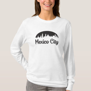 Mexico City City City City City Skyline Trip Funny T-Shirt