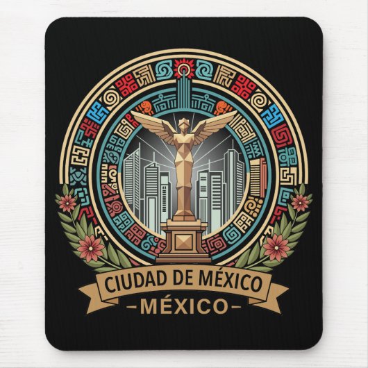 Mexico City Mexico Central America Mousepad (Vorne)