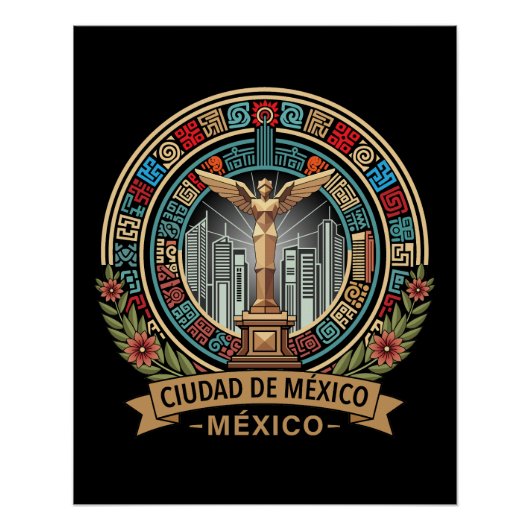 Mexico City Mexico Central America Poster (Vorderseite)