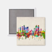 Mexico City Mexico Skyline Magnet (Vorderseite/Rückseite)
