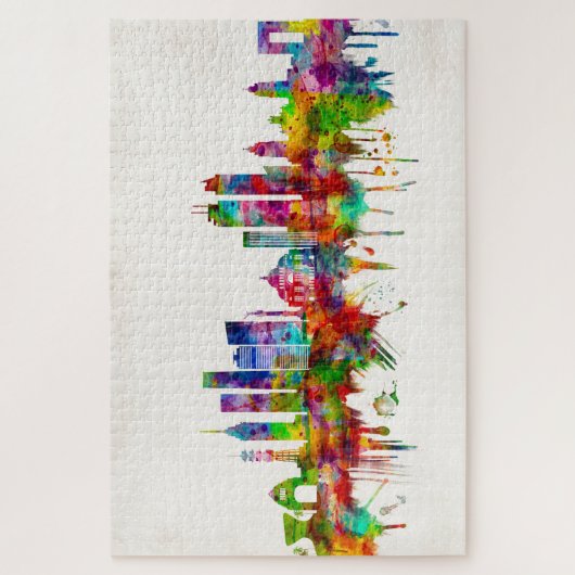 Mexico City Mexico Skyline Puzzle (Vertikal)