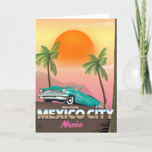 Mexico City, Mexiko-Ferienposter Feiertagskarte