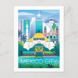 Mexico City Postcard Postkarte