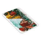 Mexico City View CDMX Retro Vintage Travel Magnet (Rechte Seite)