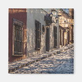 Mexico Cobblestone Street Magnet (Vorne)