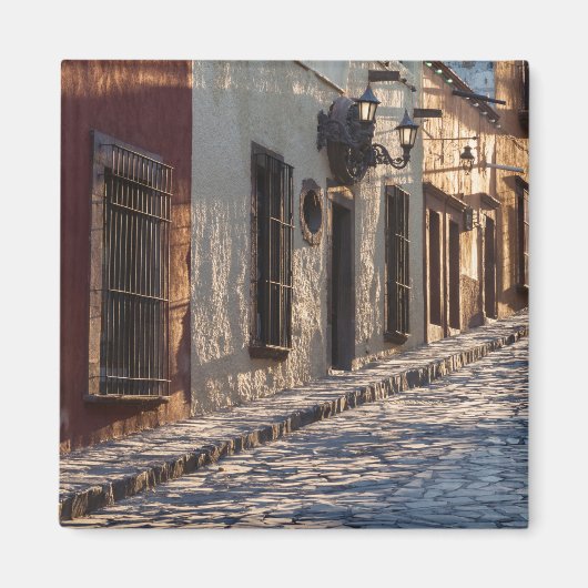Mexico Cobblestone Street Magnet (Vorne)