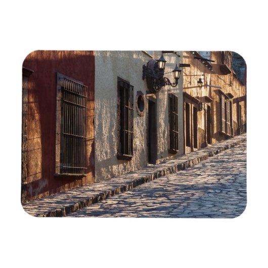 Mexico Cobblestone Street Magnet (Horizontal)