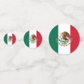 Mexico Confetti, Party, mexikanische Flagge Konfetti (Rückseiten)