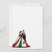 Mexico Couple Wedding Einladung (Rückseite)