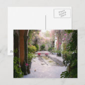 Mexico Courtyard Postkarte (Vorne/Hinten)
