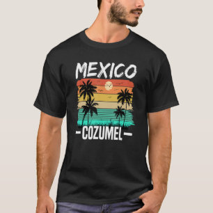 Mexico Cozumel Retro 70er 80er T-Shirt