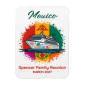 Mexico Cruise Ship Stateroom Marker Magnet (Vertikal)