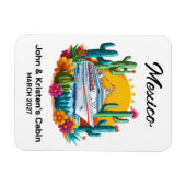 Mexico Cruise Ship Stateroom Marker Magnet (Horizontal)