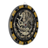 Mexico Dartboard, Eagle & Flag Darts / Game Board Dartscheibe (Vorderseite Links)