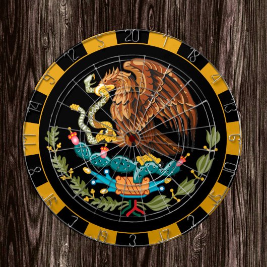 Mexico Dartboard & Flag Darts / Game Board Dartscheibe