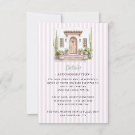 Mexico Destination Wedding | Details RSVP Card Karte