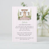 Mexico Destination Wedding | Details RSVP Card Karte (Stehend Vorderseite)