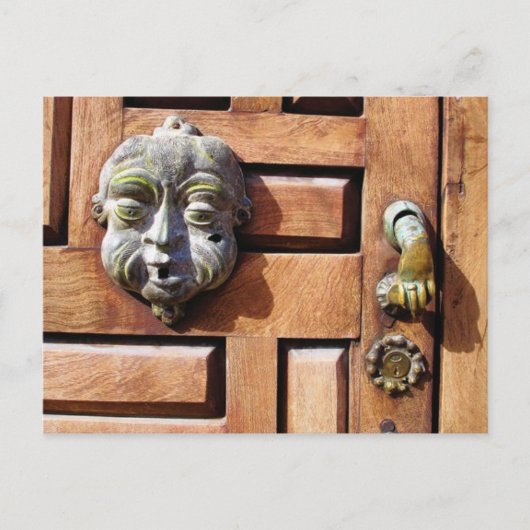 Mexico Door Knocker Postkarte (Vorderseite)