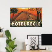 Mexico DS Hotel Regis, Vintag Poster (Heimbüro)