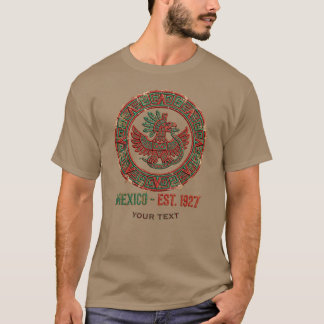 Mexico EST. 1927 Aztek Adler Wappen Vintage  T-Shirt