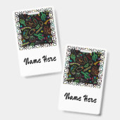 Mexico Fiesta Muster Ausweis (Vorder- & Rückseite)