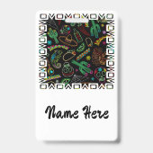 Mexico Fiesta Muster Ausweis (Rückseite)