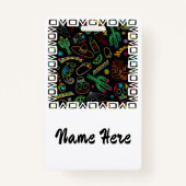 Mexico Fiesta Muster Ausweis (Vorderseite)