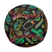 Mexico Fiesta Muster Baseball (Rückseite)