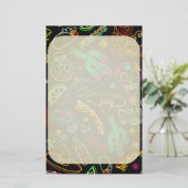 Mexico Fiesta Muster Briefpapier (Stehend Vorderseite)