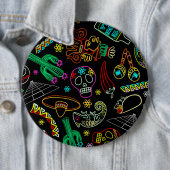 Mexico Fiesta Muster Button (Beispiel)