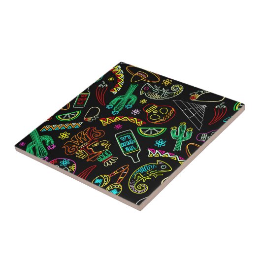 Mexico Fiesta Muster Fliese (Seite)