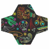 Mexico Fiesta Muster Fußball (Flach)