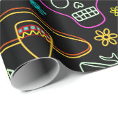 Mexico Fiesta Muster Geschenkpapier (Rolleneckpunkt)