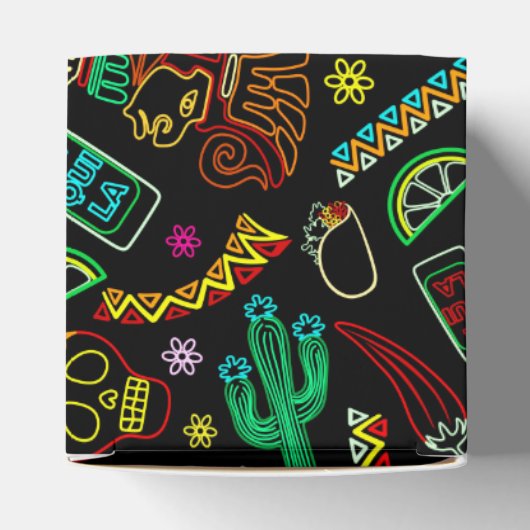 Mexico Fiesta Muster Geschenkschachtel (Oben)