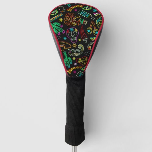 Mexico Fiesta Muster Golf Headcover (Vorderseite)