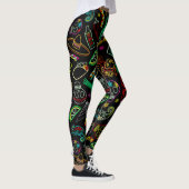 Mexico Fiesta Muster Leggings (Rechts)