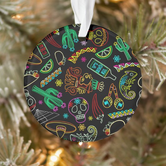 Mexico Fiesta Muster Ornament (Baum)