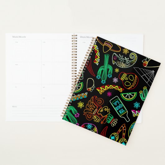 Mexico Fiesta Muster Planer (Anzeige)