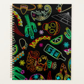 Mexico Fiesta Muster Planer (Vorderseite)